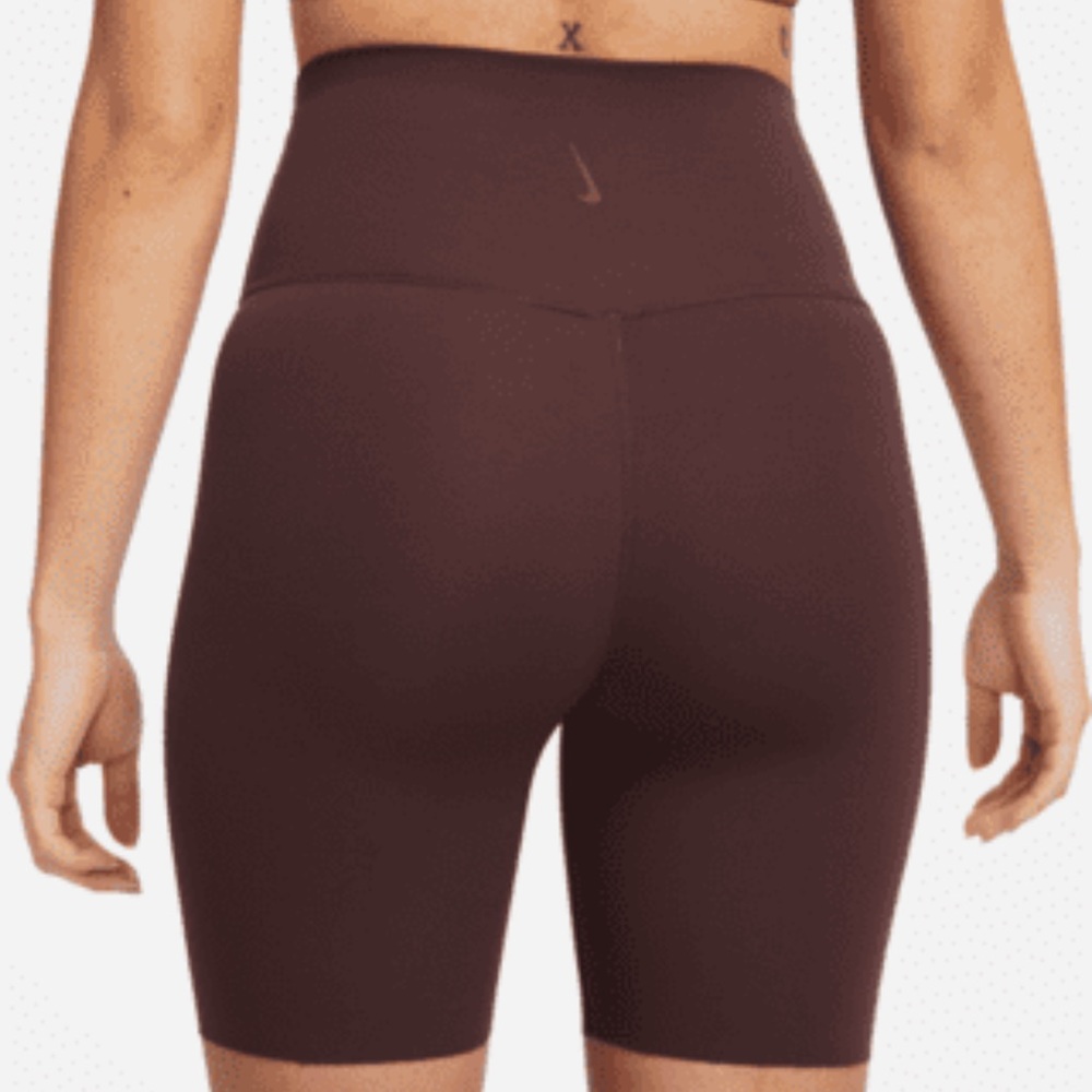 Brown Nike Yoga Luxe Short 🤎 Nike Color “Brown Basalt”